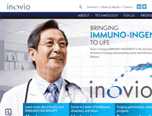 Tablet Screenshot of inovio.com